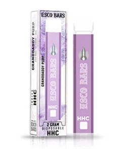 Esco Bars 2 Gram HHC Disposable - Granddaddy Purp